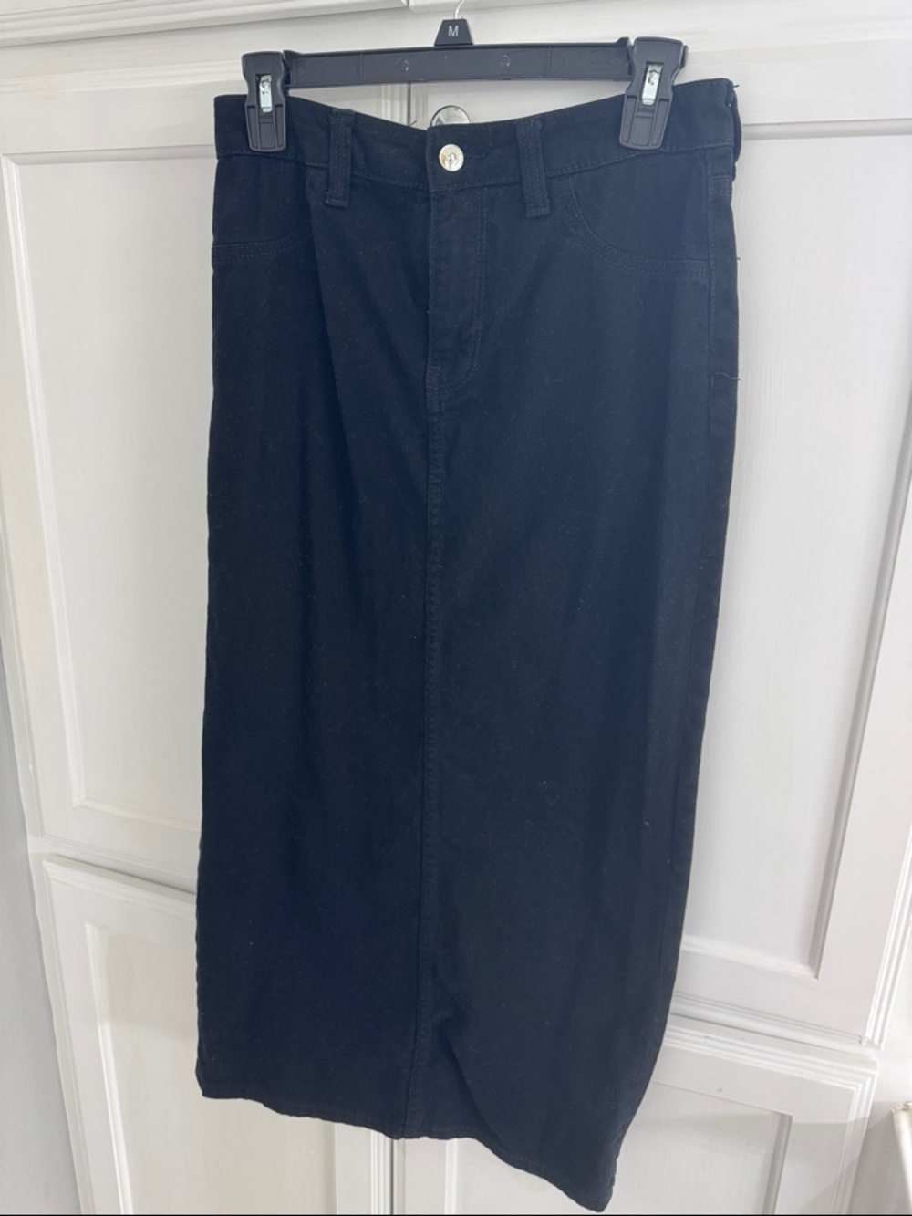 Black Maxi Pencil Skirt